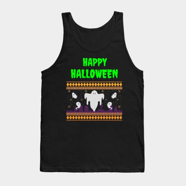 Happy Halloween Tank Top by Dodo&FriendsStore